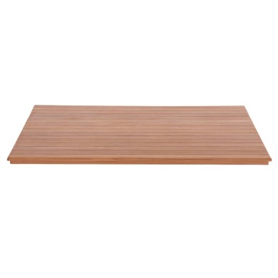 TABLETOP RECTANGULAR HM18138 TEAK WOOD--NATURAL COLOR 120x80x4(thickness)cm.