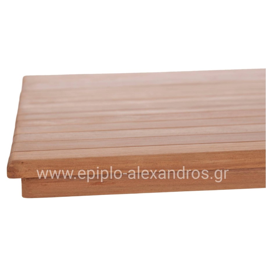 ΕΠΙΦΑΝΕΙΑ ΤΡΑΠΕΖΙΟΥ ΟΡΘΟΓΩΝΙΑ HM18138 ΞΥΛΟ TEAK--ΦΥΣΙΚΟ 120x80x4(πάχος)εκ.