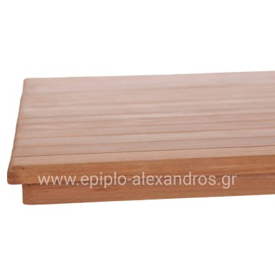 TABLETOP RECTANGULAR HM18138 TEAK WOOD--NATURAL COLOR 120x80x4(thickness)cm.