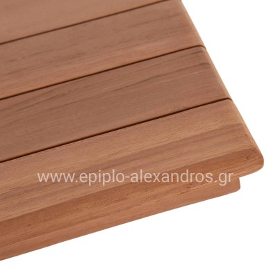 ΕΠΙΦΑΝΕΙΑ ΤΡΑΠΕΖΙΟΥ ΟΡΘΟΓΩΝΙΑ HM18138 ΞΥΛΟ TEAK--ΦΥΣΙΚΟ 120x80x4(πάχος)εκ.