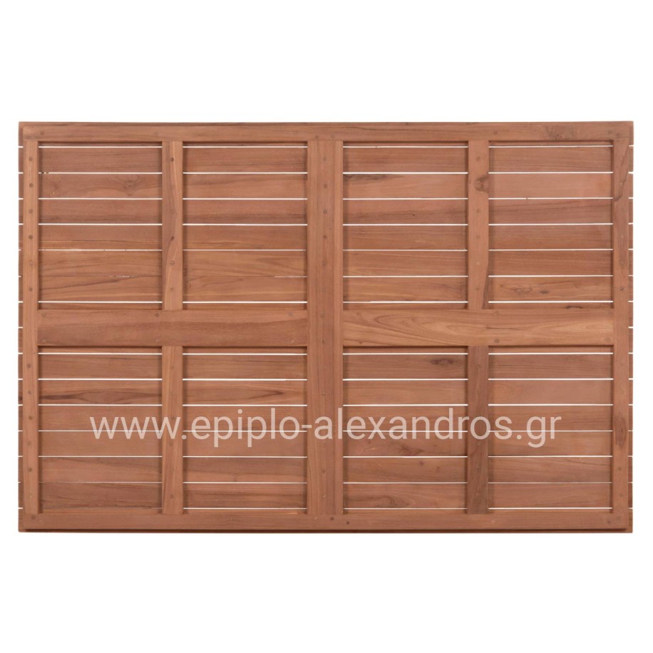 ΕΠΙΦΑΝΕΙΑ ΤΡΑΠΕΖΙΟΥ ΟΡΘΟΓΩΝΙΑ HM18138 ΞΥΛΟ TEAK--ΦΥΣΙΚΟ 120x80x4(πάχος)εκ.