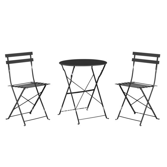 ΣΕΤ ΖΑΠΠΕΙΟΥ 3TMX SOPHIE HM21118.02 ΜΕΤΑΛΛΙΚΟ ΣΕ ΜΑΥΡΟ ΧΡΩΜΑ