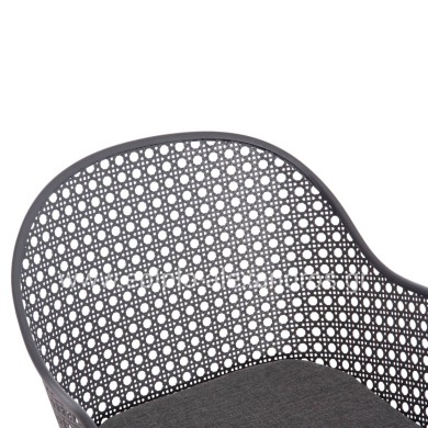 ΣΕΤ LOUNGE 3TMX ΕΞ.ΧΩΡΟΥ OREGO HM21107.01 ΑΛΟΥΜΙΝΙΟ & ΜΕΤΑΛΛΟ ΣΕ ΣΚΟΥΡΟ ΓΚΡΙ