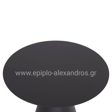 OUTDOOR LOUNGE SET 3PCS OREGO HM21106.01 ALUMINUM IN DARK GREY COLOR