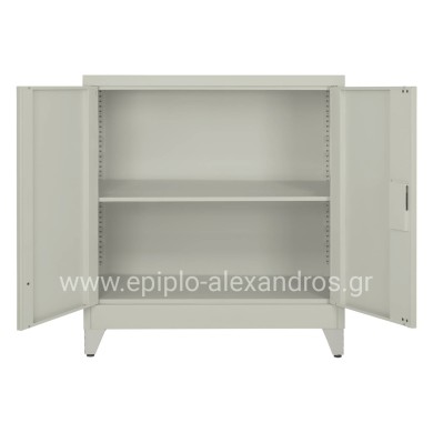 ΝΤΟΥΛΑΠΑ ΜΕΤΑΛΛΙΚΗ DURON HM11999 2-ΦΥΛΛΗ ΜΕ 2 ΑΠΟΘ.ΧΩΡΟΥΣ & ΠΟΔΙΑ-ΓΚΡΙ 90Χ40Χ100Υεκ.