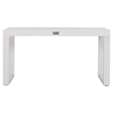 SUNLOUNGER SIDE TABLE SENTRY HM6275.01 ALUMINUM IN WHITE 87x43,5x45Hcm.