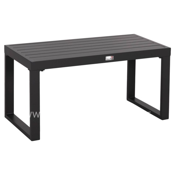 SUNLOUNGER SIDE TABLE SENTRY HM6275.03 ALUMINUM IN DARK GREY 87x43,5x45Hcm.
