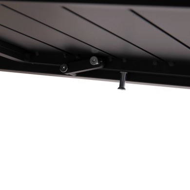 ΤΡΑΠΕΖΙ ΕΠΕΚΤΕΙΝΟΜΕΝΟ KRUM HM6277.03 ΑΛΟΥΜΙΝΙΟ ΣΚΟΥΡΟ ΓΚΡΙ 160-240x90x73Υεκ.