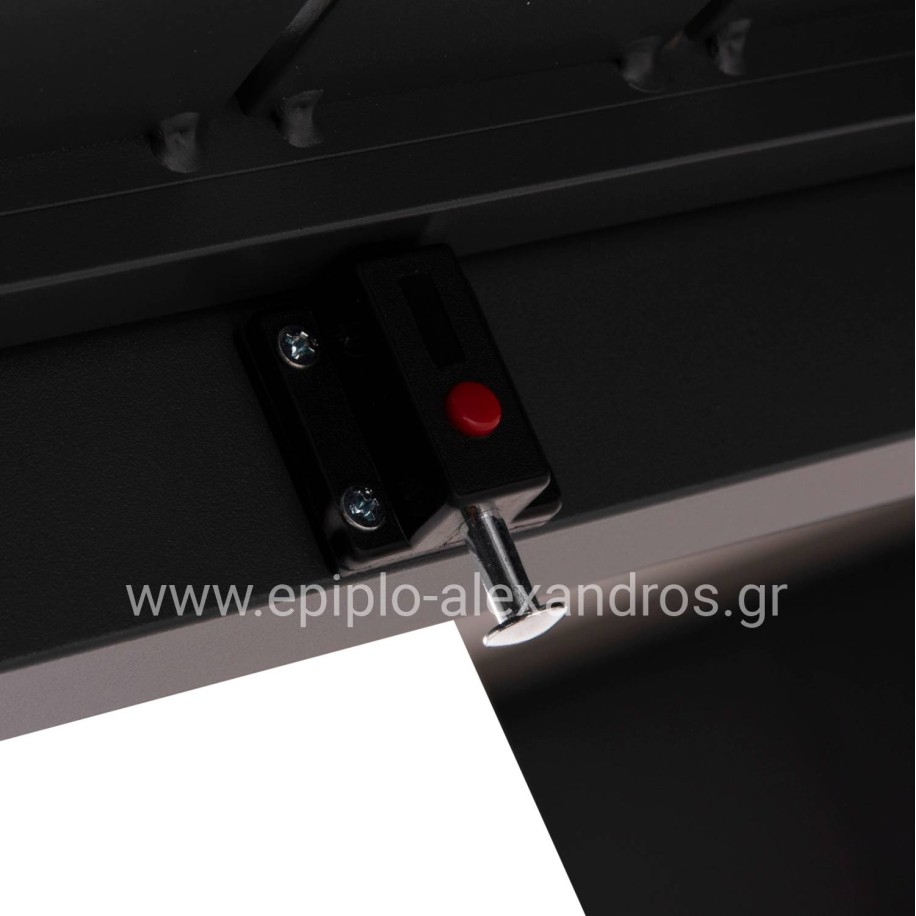 ΣΕΤ ΤΡΑΠΕΖΑΡΙΑΣ ΕΞ.ΧΩΡΟΥ 7ΤΜΧ KRUM HM21152 ΣΚΟΥΡΟ ΓΚΡΙ ΑΛΟΥΜΙΝΙΟ