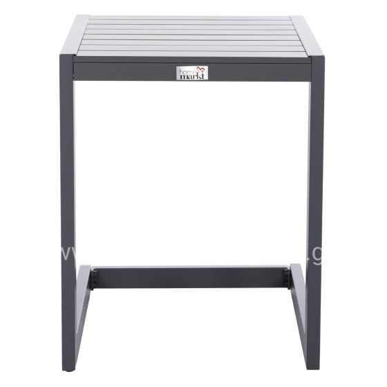 SUNLOUNGER SIDE TABLE BELLING HM6274.03 ALUMINUM IN DARK GREY 42x43x53Hcm.