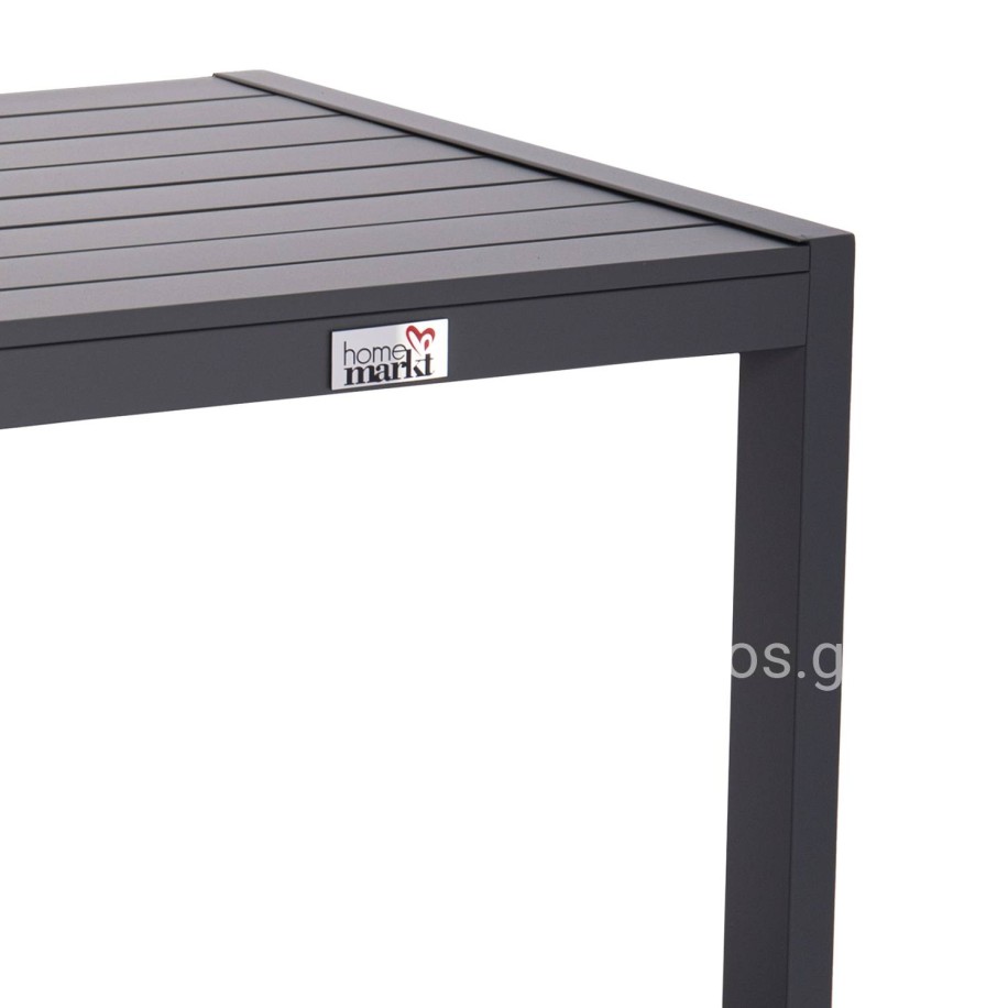 SUNLOUNGER SIDE TABLE BELLING HM6274.03 ALUMINUM IN DARK GREY 42x43x53Hcm.