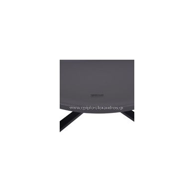 OUTDOOR LOUNGE SET 4PCS JULIETTE HM6280.03 GREY ALUMINUM-TEXTILENE--TEMPERED GLASS