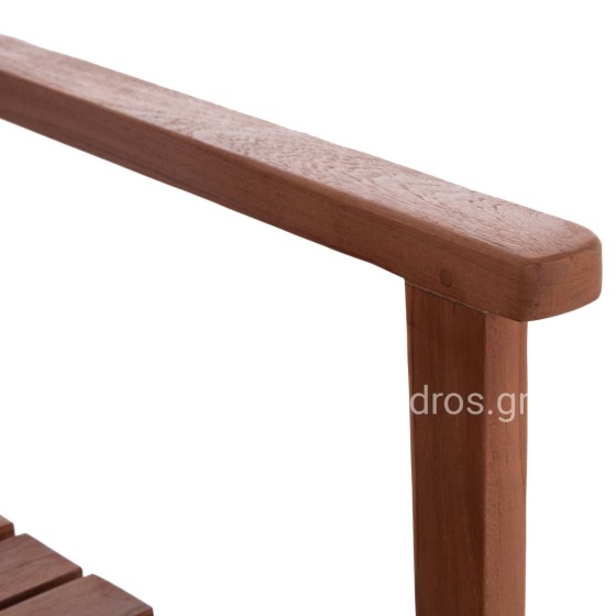 ΠΟΛΥΘΡΟΝΑ KEMPO HM6358 ΞΥΛΟ TEAK ΣΕ ΦΥΣΙΚΟ--58x58,5x88Υεκ.