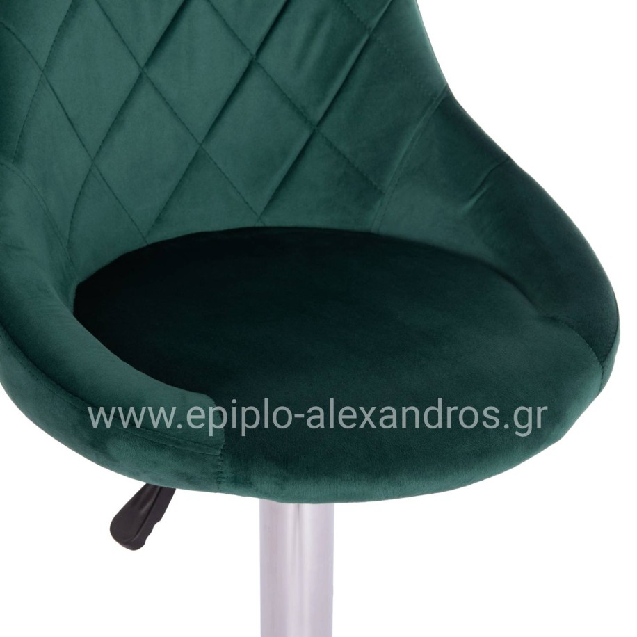 ΣΚΑΜΠΟ ΜΠΑΡ ROSE HM204.46 ΜΕ ΑΜΟΡΤΙΣΕΡ ΧΡΩΜΙΟΥ & ΚΥΠΑΡΙΣΣΙ ΒΕΛΟΥΔΟ 48x45x105Υεκ.