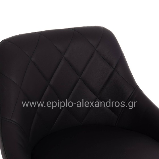 ΣΚΑΜΠΟ ΜΠΑΡ ROSE HM204.21 ΜΕ ΑΜΟΡΤΙΣΕΡ ΧΡΩΜΙΟΥ & ΜΑΥΡΟ PU 48x45x105Υεκ.