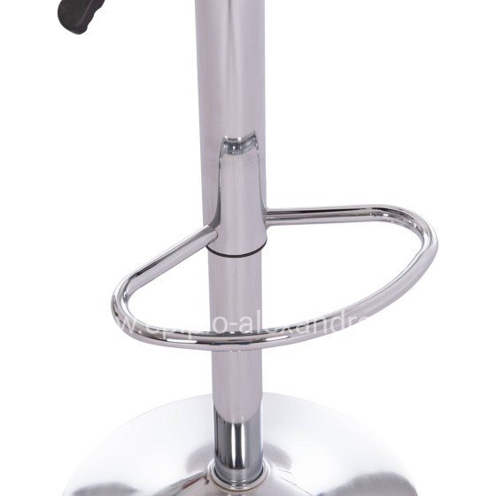 BAR STOOL SWIVEL REA HM203.22 WITH SUSPENSION-WHITE PU 54x47x96Hcm.