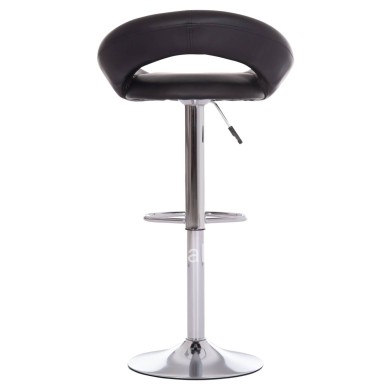 BAR STOOL SWIVEL REA HM203.21 WITH SUSPENSION-BLACK PU 54x47x96Hcm.