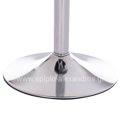 BAR STOOL SWIVEL REA HM203.21 WITH SUSPENSION-BLACK PU 54x47x96Hcm.