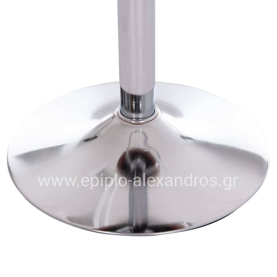 BAR STOOL SWIVEL REA HM203.23 WITH SUSPENSION-BROWN PU 54x47x96Hcm.