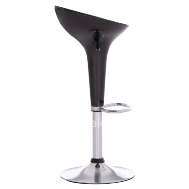BAR STOOL SWIVEL DAISY HM200.21 ABS IN BLACK--SUSPENSION 44x38x85Hcm.