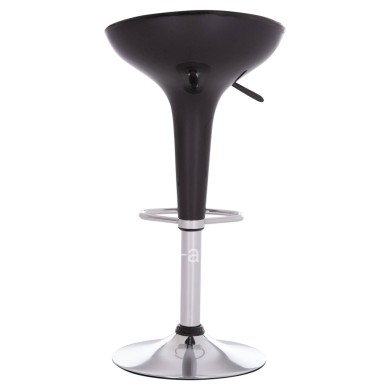 BAR STOOL SWIVEL DAISY HM200.21 ABS IN BLACK--SUSPENSION 44x38x85Hcm.