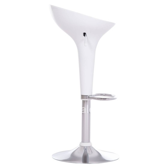 BAR STOOL SWIVEL DAISY HM200.22 ABS IN WHITE--SUSPENSION 44x38x85Hcm.