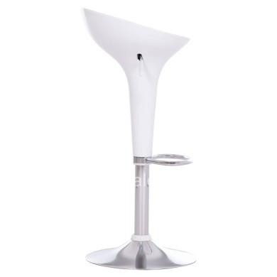 BAR STOOL SWIVEL DAISY HM200.22 ABS IN WHITE--SUSPENSION 44x38x85Hcm.