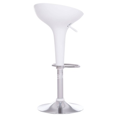 BAR STOOL SWIVEL DAISY HM200.22 ABS IN WHITE--SUSPENSION 44x38x85Hcm.