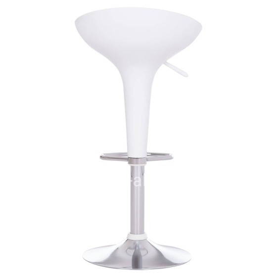 BAR STOOL SWIVEL DAISY HM200.22 ABS IN WHITE--SUSPENSION 44x38x85Hcm.
