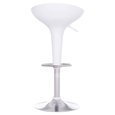 BAR STOOL SWIVEL DAISY HM200.22 ABS IN WHITE--SUSPENSION 44x38x85Hcm.