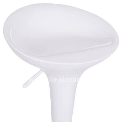 BAR STOOL SWIVEL DAISY HM200.22 ABS IN WHITE--SUSPENSION 44x38x85Hcm.