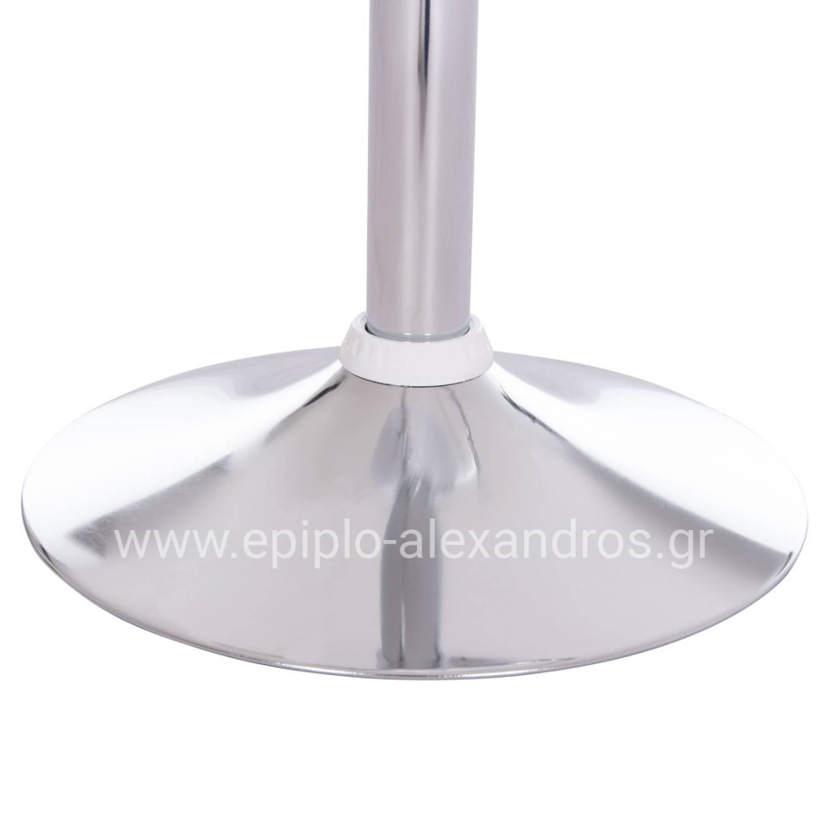 BAR STOOL SWIVEL DAISY HM200.22 ABS IN WHITE--SUSPENSION 44x38x85Hcm.