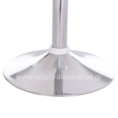 BAR STOOL SWIVEL DAISY HM200.22 ABS IN WHITE--SUSPENSION 44x38x85Hcm.