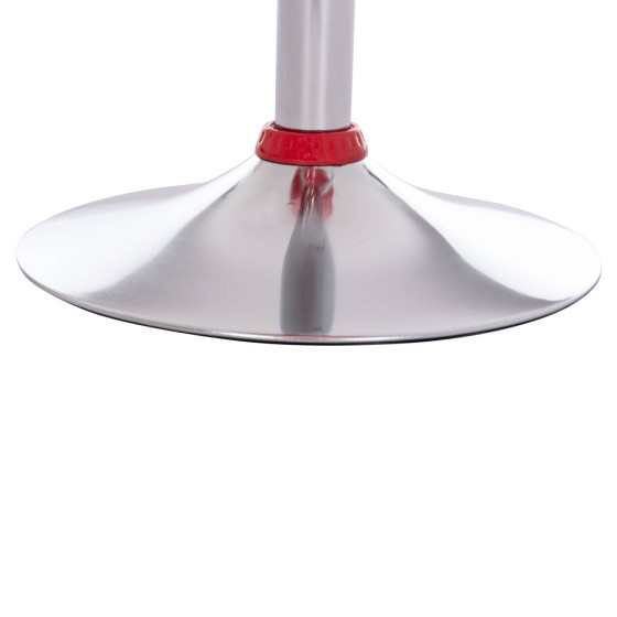 BAR STOOL SWIVEL DAISY HM200.24 ABS IN RED--SUSPENSION 44x38x85Hcm.