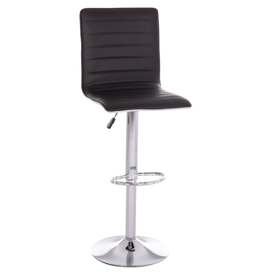 BAR STOOL SWIVEL NEXUS HM209.21 SUSPENSION & BLACK PU 43x47x116Hcm.
