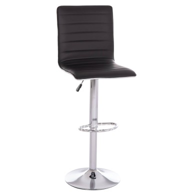 BAR STOOL SWIVEL NEXUS HM209.21 SUSPENSION & BLACK PU 43x47x116Hcm.