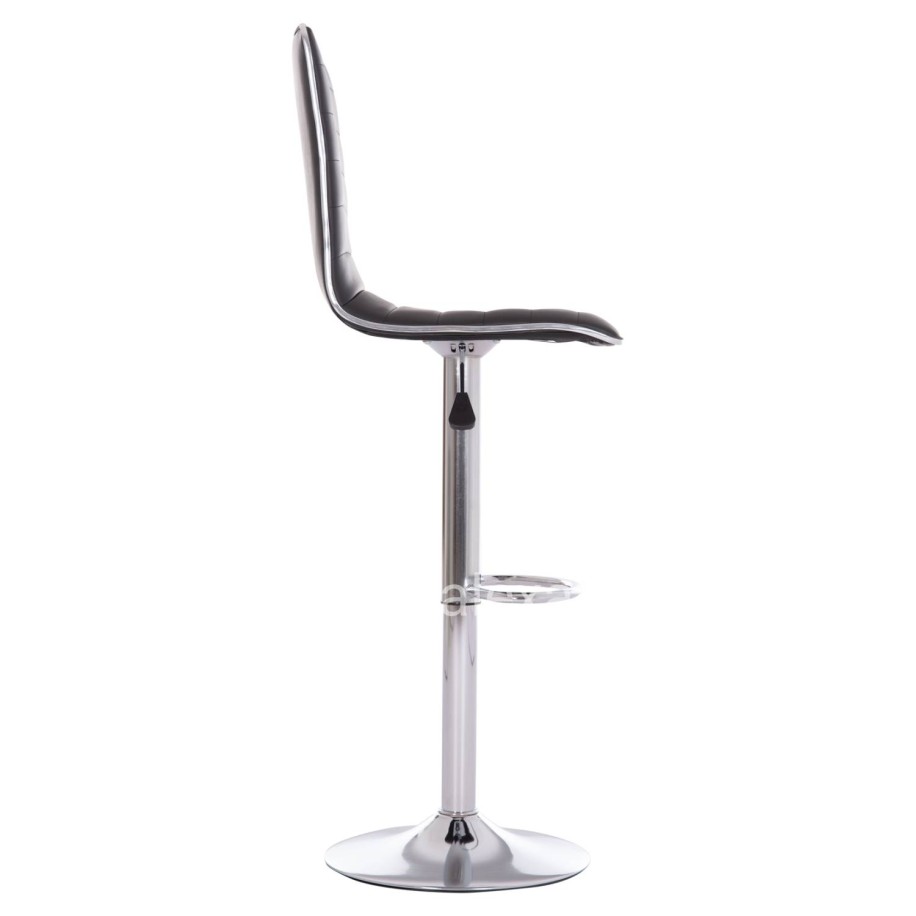 BAR STOOL SWIVEL NEXUS HM209.21 SUSPENSION & BLACK PU 43x47x116Hcm.