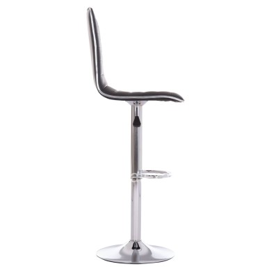 BAR STOOL SWIVEL NEXUS HM209.21 SUSPENSION & BLACK PU 43x47x116Hcm.