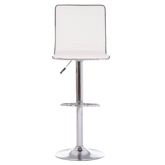BAR STOOL SWIVEL NEXUS HM209.22 SUSPENSION & WHITE PU 43x47x116Hcm.