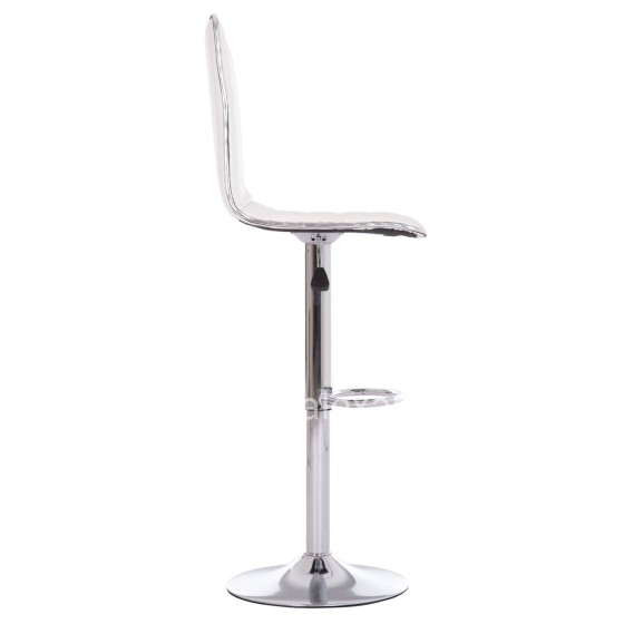 BAR STOOL SWIVEL NEXUS HM209.22 SUSPENSION & WHITE PU 43x47x116Hcm.