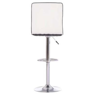 BAR STOOL SWIVEL NEXUS HM209.22 SUSPENSION & WHITE PU 43x47x116Hcm.