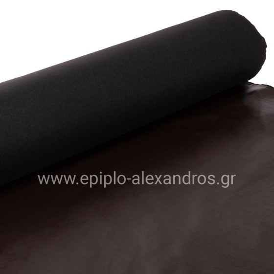 PU LEATHER IN DARK BROWN HM18332.01 147cm. WIDTH