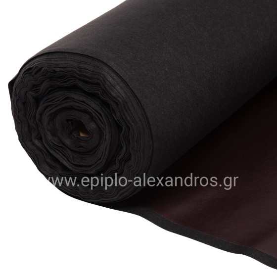 PU LEATHER IN DARK BROWN HM18332.01 147cm. WIDTH