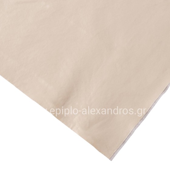 PU LEATHER IN BEIGE COLOR HM18332.03 147cm. WIDTH