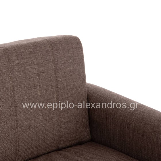 ΚΑΝΑΠΕΣ ΚΡΕΒΑΤΙ ΜΕ ΑΠΟΘ.ΧΩΡΟ TΡΙΘΕΣΙΟΣ NIKKO HM3292.02 ΚΑΦΕ ΥΦΑΣΜΑ 209x76x83Υεκ.