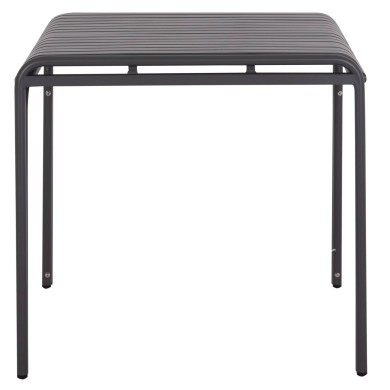 OUTDOOR SQUARE ALUMINUM TABLE RACHEL HM6338.01 GREY COLOR 80x80x76Hcm.