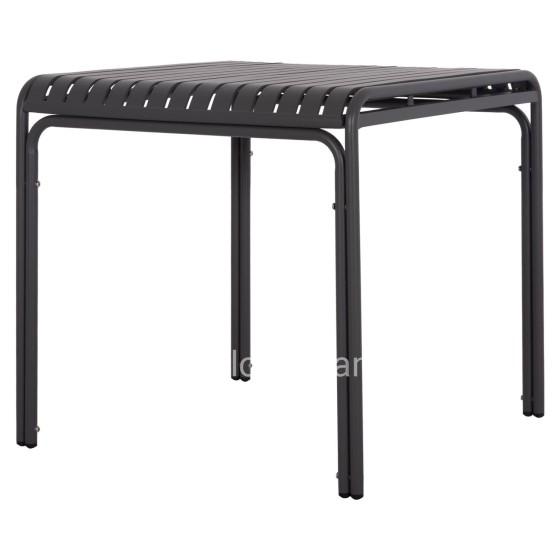 OUTDOOR SQUARE ALUMINUM TABLE RACHEL HM6338.01 GREY COLOR 80x80x76Hcm.