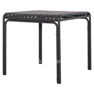 OUTDOOR SQUARE ALUMINUM TABLE RACHEL HM6338.01 GREY COLOR 80x80x76Hcm.