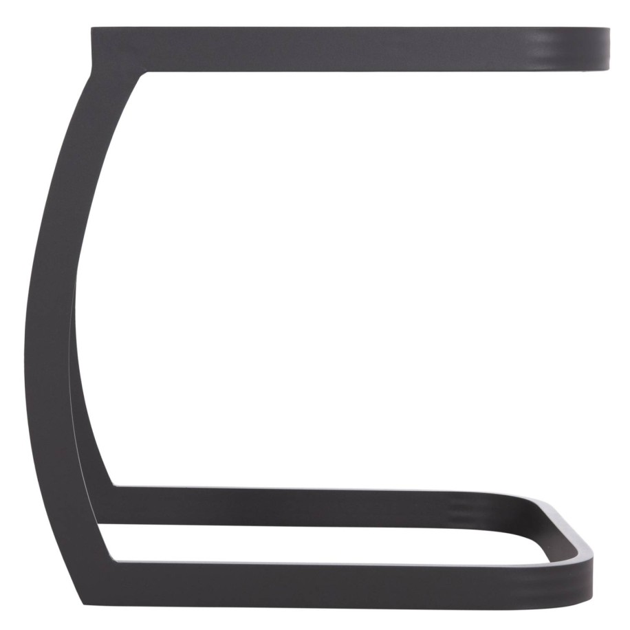 SUNBED SIDE TABLE RICKON HM6324.01 ALUMINUM IN GREY COLOR 45x48x49.5Hcm.