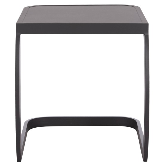 SUNBED SIDE TABLE RICKON HM6324.01 ALUMINUM IN GREY COLOR 45x48x49.5Hcm.